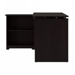 52W 3-position Sit To Stand Corner Bookshelf Desk - Espresso Oak -Felloweis Store 5948e0d7 c02d 4d99 84da b5b21c1ceac7