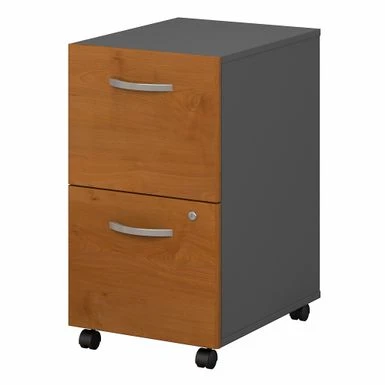 Series C 2 Drawer Mobile File Cabinet By Bush Business Furniture - Mahogany 17 Series C 2 Drawer Mobile File Cabinet By Bush Business Furniture - Mahogany - Image 17