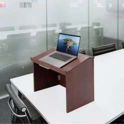 Foldable Tabletop Portable Podium, For Church, School, Office, Or Home - Cherry -Felloweis Store 5cc85f97 36dc 48fa b3d8 8be2eb90d323