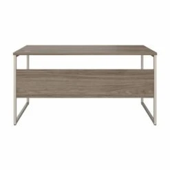 Hybrid 60W X 30D Computer Table Desk By Bush Business Furniture - Platinum Gray -Felloweis Store 5d013e45 8555 46ea bd90 fbd494da078a