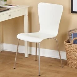 Simple Living Jacey Bentwood Chair - Bentwood Chair, White