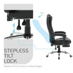 Porthos Home Jett Executive Office Chair, Reclining Backrest, Retractable Footrest - Brown 28 Porthos Home Jett Executive Office Chair, Reclining Backrest, Retractable Footrest - Brown -Felloweis Store 611b2c15 ca5b 41c0 8603 f992b796eaf9