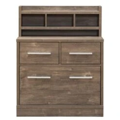 Greene Transitional 3-Drawer Wood File Cabinet Work Station By Porch & Den - Cappuccino -Felloweis Store 63cd538b a7a1 4491 9e63 7188da5bb5be