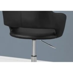 Office Chair/ Adjustable Height/ Swivel/ Ergonomic/ Armrests/ Computer Desk/ Work/ Metal/ Pu Leather Look/ Black/ Chrome/ Contemporary/ Modern 10 Office Chair/ Adjustable Height/ Swivel/ Ergonomic/ Armrests/ Computer Desk/ Work/ Metal/ Pu Leather Look/ Black/ Chrome/ Contemporary/ Modern -Felloweis Store 680c5be8 a30e 4469 8202 379d3174f78a