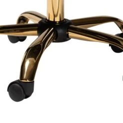 Baxton Studio Ravenna Contemporary Glam And Luxe Velvet Fabric And Gold Metal Swivel Office Chair - Blush Pink, Gold -Felloweis Store 68f2c07a 1ad2 45f9 9859 d46910ae652d