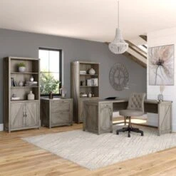 Cottage Grove 2 Drawer Lateral File Cabinet By Bush Furniture - Reclaimed Pine -Felloweis Store 699ef7f8 855c 4ec9 8bd3 40ec808cb494