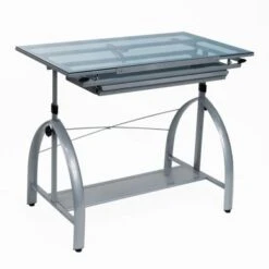Studio Designs Avanta Glass Top Silver Drafting Table With Storage - Silver - Painted 14 Studio Designs Avanta Glass Top Silver Drafting Table With Storage - Silver - Painted -Felloweis Store 69c2b2ff 4c8e 4ce0 82ba 7dd7e9ae5f24