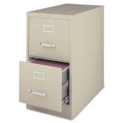 Lorell 2-drawer Heavy-duty Putty Vertical File - Legal - Tan