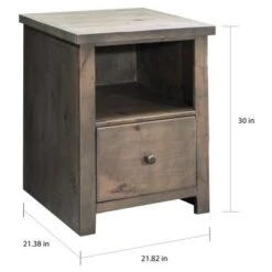 Carbon Loft Pendragon Barnwood File Cabinet - 1 Drawer - Wood - Barnwood - Assembled - Letter - Transitional/Traditional -Felloweis Store 6addbe6b a00d 4bf2 9759 4749d2aad1d3