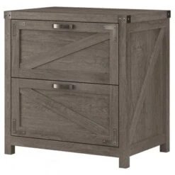 Cottage Grove 2 Drawer Lateral File Cabinet By Bush Furniture - Reclaimed Pine -Felloweis Store 6bc943dc 0d54 451d 91fc e1b09f053251
