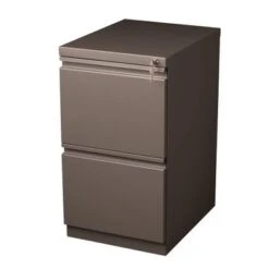 Hirsh 20" D Commercial Mobile Pedestal 2-Drawer File Cabinet, Med Tone - Brown 6 Hirsh 20" D Commercial Mobile Pedestal 2-Drawer File Cabinet, Med Tone - Brown -Felloweis Store 6c7bef67 0136 4e81 9928 dee7460c604e