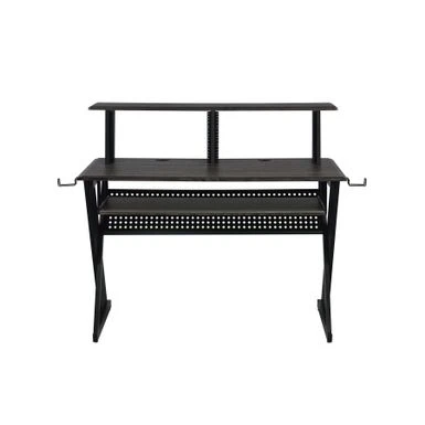 Acme Rectangular Music Desk Table With Earphone Rack - Natural And Black 6 Acme Rectangular Music Desk Table With Earphone Rack - Natural And Black - Image 6