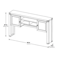 Baton Rouge Hutch (Desk Sold Separately) - Brushed Walnut -Felloweis Store 6ec00e8b 1973 489f 9361 e32b4b03800e
