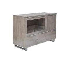 Rye Studio Tivoli Contemporary 2 Drawers Printer Cabinet, Grey - Grey - Legal