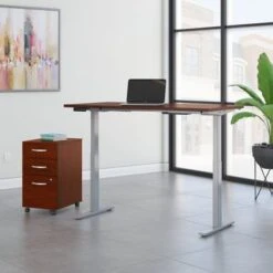 Move 60 Series By 72W Height Adjustable Standing Desk With Storage - Mocha Cherry 34 Move 60 Series By 72W Height Adjustable Standing Desk With Storage - Mocha Cherry -Felloweis Store 6f6b706d a5dc 42c9 9708 4eabab42a96e