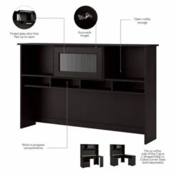 Cabot 60W L-Shaped Desk With Hutch And Storage By Bush Furniture - Heather Gray 35 Cabot 60W L-Shaped Desk With Hutch And Storage By Bush Furniture - Heather Gray -Felloweis Store 6f9b9d2d 6118 4935 9d40 2c04ee1bb14e