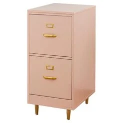 Carson Carrington Erfjord 2-drawer File Cabinet - Blush Pink -Felloweis Store 6fc70d40 03d6 4933 8a55 60bc612cbe52