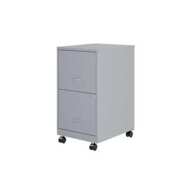 Space Solutions 18" 2 Drawer Mobile Smart Vertical File Cabinet, Teal - Purple - Letter 18 Space Solutions 18" 2 Drawer Mobile Smart Vertical File Cabinet, Teal - Purple - Letter - Image 18