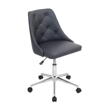 Marche Tufted Office Chair - Grey 3 Marche Tufted Office Chair - Grey - Image 3