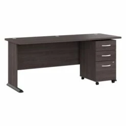 Studio A 72W Computer Desk With Drawers By Bush Business Furniture - Storm Gray 30 Studio A 72W Computer Desk With Drawers By Bush Business Furniture - Storm Gray -Felloweis Store 716ae1f9 a0ea 45b6 b4bd ef66e240661b
