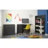 Nexera Atypik 3 Piece Home Office Set - Black