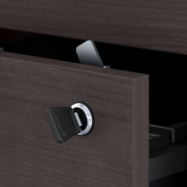 Jamestown Lateral File Cabinet By Bush Business Furniture - Assembled - Grey 12 Jamestown Lateral File Cabinet By Bush Business Furniture - Assembled - Grey - Image 12