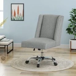 Hatherly Traditional Home Office Chair By Christopher Knight Home - Grey