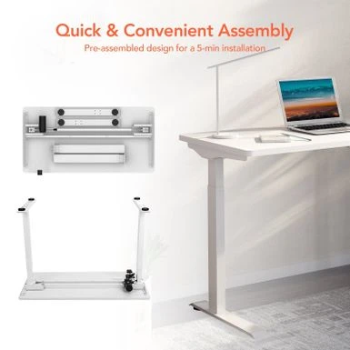 FLEXISPOT 48"x24" 5-Min Install Home Office Height Adjustable Standing Desk Memory Controller Sit Stand Desk Computer Desk - Black 16 FLEXISPOT 48"x24" 5-Min Install Home Office Height Adjustable Standing Desk Memory Controller Sit Stand Desk Computer Desk - Black - Image 16