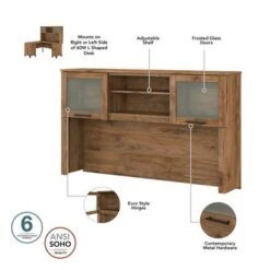 Somerset 60W L Shaped Desk With Hutch - Ash Gray 37 Somerset 60W L Shaped Desk With Hutch - Ash Gray -Felloweis Store 7718e2a9 f6ea 45b5 8654 5eed5ca02d62