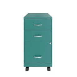 Space Solutions 18" Deep 3 Drawer Mobile Organizer Metal Cabinet, Teal - Green - Letter 10 Space Solutions 18" Deep 3 Drawer Mobile Organizer Metal Cabinet, Teal - Green - Letter -Felloweis Store 78c06b3b b782 444d abcf 57b74ad35b13
