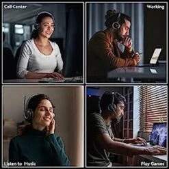 LEVN Wireless Headset, Bluetooth Headset With Noise Canceling Microphone & Charging Base, 65 Hrs Working Time 2.4G Wireless Headset With Microphone For PC/Computer/Laptop/Remote Work/Call Center/Zoom 12 LEVN Wireless Headset, Bluetooth Headset With Noise Canceling Microphone & Charging Base, 65 Hrs Working Time 2.4G Wireless Headset With Microphone For PC/Computer/Laptop/Remote Work/Call Center/Zoom -Felloweis Store 78e179a2 e9bd 4a13 b9d5 0b230149b6ba