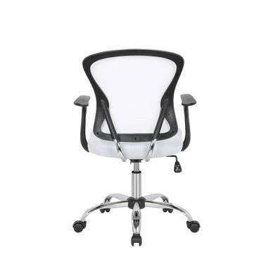 Porthos Home Cyrus Swivel Office Chair, Mesh Back, Adjustable Height - White 5 Porthos Home Cyrus Swivel Office Chair, Mesh Back, Adjustable Height - White - Image 5