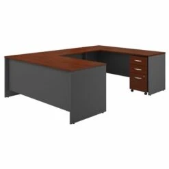 Series C 72W U Shaped Desk With Drawers By Bush Business Furniture - Natural Cherry/Graphite Gray 22 Series C 72W U Shaped Desk With Drawers By Bush Business Furniture - Natural Cherry/Graphite Gray -Felloweis Store 7ca269ae c9c5 4971 b472 9b4996e90200