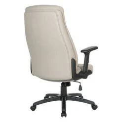 Executive Bonded Leather Office Chair - Grey -Felloweis Store 7f480820 b230 427c bfaa a2b1c68ff927