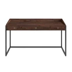 WYNDENHALL Brinkley Modern Industrial Writing Office Desk - Distressed Golden Wheat -Felloweis Store 7fe588dc 8104 4ca1 879e 858f32f1ec30