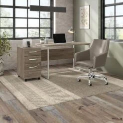 Hybrid 3 Drawer Mobile File Cabinet By Bush Business Furniture - Storm Gray -Felloweis Store 80953fcf e9a2 4e55 a5a4 e52ab2b36128