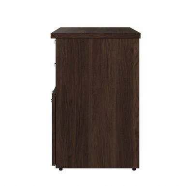 Studio C Storage Cabinet With Drawers By Bush Business Furniture - Black Walnut 4 Studio C Storage Cabinet With Drawers By Bush Business Furniture - Black Walnut - Image 4
