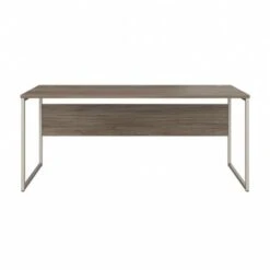 Hybrid 72W X 30D Computer Table Desk By Bush Business Furniture - Platinum Gray -Felloweis Store 83ccaea7 0bd1 40a2 89ba 0b3fbff7e397