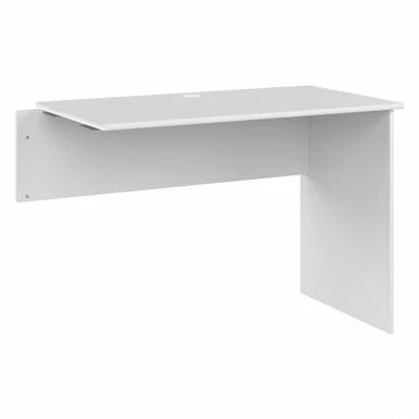 Cabot Desk Return By Bush Furniture - White 8 Cabot Desk Return By Bush Furniture - White - Image 8