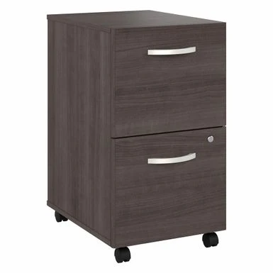 Studio A 2 Drawer Mobile File Cabinet By Bush Business Furniture - Platinum Gray 14 Studio A 2 Drawer Mobile File Cabinet By Bush Business Furniture - Platinum Gray - Image 14