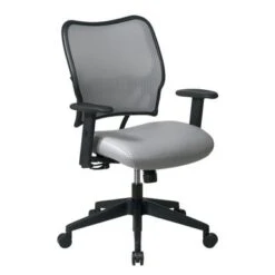 Deluxe Chair With Shadow Fabric Seat - Grey