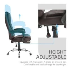 Porthos Home Jett Executive Office Chair, Reclining Backrest, Retractable Footrest - Brown 35 Porthos Home Jett Executive Office Chair, Reclining Backrest, Retractable Footrest - Brown -Felloweis Store 8874b34a 7890 4931 98ed 5ac0ae285827