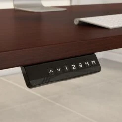 Move 60 Series 72W X 30D Height Adjustable Standing Desk - Hansen Cherry/Black Powder Coat -Felloweis Store 8b08a624 e641 4dc7 a939 ddb64feb3033