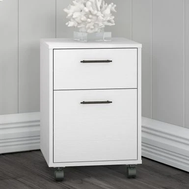 Key West 2 Drawer Mobile File Cabinet By Bush Furniture - Bing Cherry 2 Key West 2 Drawer Mobile File Cabinet By Bush Furniture - Bing Cherry - Image 2