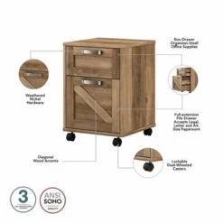 Cottage Grove 2 Drawer Mobile File Cabinet By Bush Furniture - Restored Gray 36 Cottage Grove 2 Drawer Mobile File Cabinet By Bush Furniture - Restored Gray -Felloweis Store 8c62e129 dc73 426b b76a 92443a2f9033