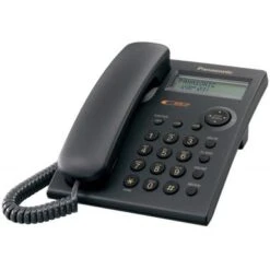 Panasonic Integrated Corded Black Telephone