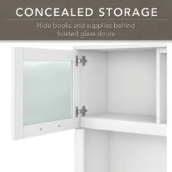 Bush Furniture Somerset 72W Office Desk With Hutch In Ash Gray - Sand Oak -Felloweis Store 8dfb13bb 15ca 4009 bbf1 0ab564056bff