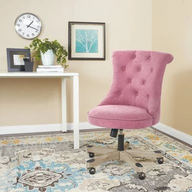 Porch & Den Joliet Tufted Home Office Chair - Orchid 5 Porch & Den Joliet Tufted Home Office Chair - Orchid - Image 5