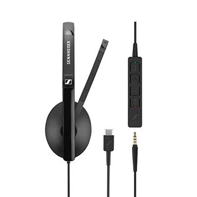 Sennheiser SC 135 USB-C (508355) - Single-Sided (Monaural) Headset For Business Professionals | With HD Stereo Sound, Noise-Canceling Microphone, USB-C Connector (Black) 3 Sennheiser SC 135 USB-C (508355) - Single-Sided (Monaural) Headset For Business Professionals | With HD Stereo Sound, Noise-Canceling Microphone, USB-C Connector (Black) - Image 3