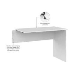Cabot Desk Return By Bush Furniture - White 28 Cabot Desk Return By Bush Furniture - White -Felloweis Store 8fa3f285 8002 4ca3 be34 234a36341e6f